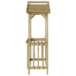 vidaXL Abri pour barbecue Marron 133.5 x 63 x 200 cm Pin imprégné