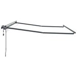 vidaXL Auvent avec Anthracite 3 5 x 2 5 m Métal