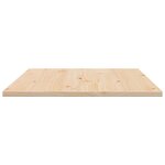 vidaXL Dessus de table 3 Pièces 80x53x1 7cm rectangulaire bois pin massif