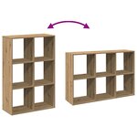 vidaXL Étagère séparatrice de pièce chêne artisanal 69 5x29x103 5 cm