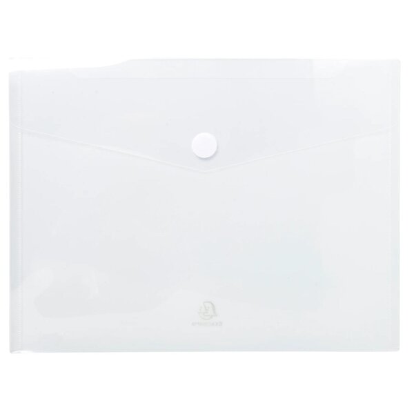 Sachet De 5 Pochettes-enveloppes Polypropylène - A4 - Incolore - Exacompta