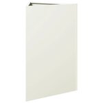 vidaXL Jardinière blanc triangulaire 50x43x75 cm acier