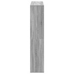 vidaXL Bibliothèque sonoma gris 132x29x141 5 cm bois d'ingénierie