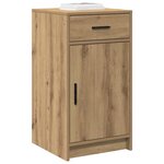vidaXL Buffet chêne artisanal 40 x 40.5 x 75 cm Bois d'ingénierie