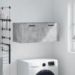 vidaXL Armoire murale gris béton 80x36 5x35 cm bois d'ingénierie
