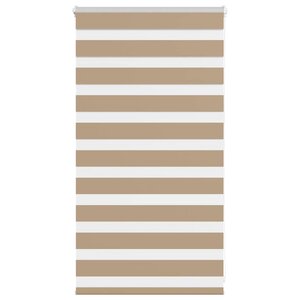 vidaXL Store zèbre marron sable largeur du tissu 75 9 cm polyester