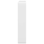 vidaXL Supports d'étagères pour lavabo 2 Pièces blanc rectangulaire acier