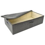 vidaXL Boîte de rangement Tissu 70x40x18 cm Anthracite