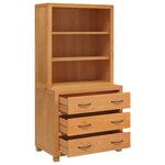 vidaXL Ensemble de meubles de rangement Marron Bois d'ingénierie