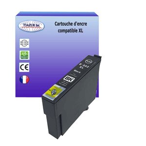 Cartouche compatible avec epson 502xl noire pour epson workforce wf2860dwf wf2865dwf wf2880dwf wf2885dwf