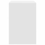 vidaXL Bureau Blanc 70 x 50 x 76 cm Bois d'ingénierie