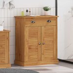 vidaXL Cabinet de salle de bain VIGO marron miel 67.5 x 34 x 80 cm