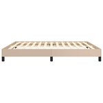 vidaXL Cadre de lit sans matelas cappuccino 180x200 cm similicuir