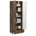 vidaXL Ensemble de Meubles 2 Pièces 66 x 34 5 x 95 cm Bois d'ingénierie