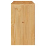 vidaXL Commode Drammen Marron 111 x 43 x 73 5 cm Bois de pin massif