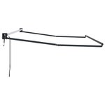 vidaXL Auvent Anthracite 3 5 x 2 5 m Métal