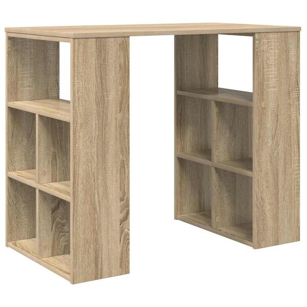 vidaXL Bureau Chêne Sonoma 90 x 50 x 75 cm Bois d'ingénierie