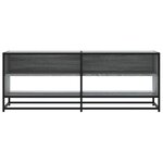 vidaXL Meuble TV sonoma gris 120 5x40x46 cm bois d'ingénierie et métal
