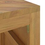 vidaXL Table basse 110x35x38 cm bois massif de teck