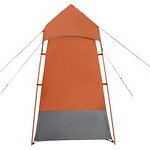 vidaXL Tente de toilette orange imperméable