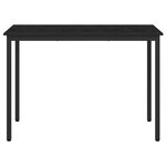 vidaXL Table de salle à manger / Table de repas MÉTAL