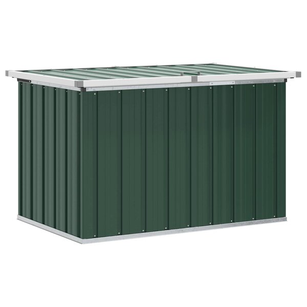 vidaXL Boîtes de rangement Acier galvanisé 109 x 67 x 65 cm Vert