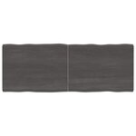 vidaXL Dessus de table bois massif traité bordure assortie