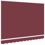 vidaXL Toile de rechange pour store banne Bordeaux 250 x 200 cm Toile