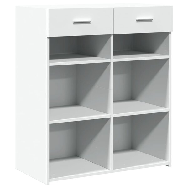 vidaXL Buffet blanc 80x42 5x93 cm bois d'ingénierie