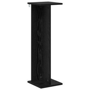 vidaXL Support de Plante Chêne noir 25 x 25 5 x 80 5 cm