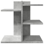 Organisateur armoire de bureau 42 x 21 5 x 42 cm bois ingénierie Concrete gris 02_0043565