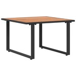 Ensemble de canapés de jardin 2 pièces vidaXL avec coussins anthracite pour une personne