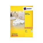 Boite de 2400 étiquettes blanches multi usages 70x35mm pour laser avery zweckform
