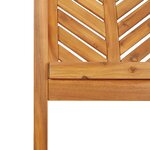 vidaXL Ensemble de salle à manger de jardin en bois massif d'acacia