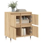 vidaXL Buffet Chêne sonoma 60x35x70 cm Bois d'ingénierie