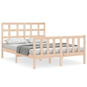 vidaXL Cadre de lit sans matelas 120x200 cm bois de pin massif