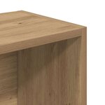 vidaXL Bibliothèque chêne artisanal 31x24x102 cm bois d'ingénierie