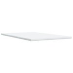 vidaXL Sommier à lattes de lit avec matelas noir 120x190 cm similicuir