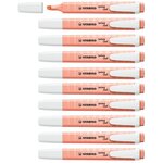 Surligneur - swing cool Pastel Edition - Teint de Pêche x 10 STABILO