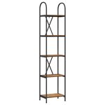 vidaXL Étagère Bois ancien 40 x 30 x 183 cm Bois d'ingénierie