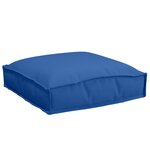 vidaXL Coussins de palette pour siège 4 Pièces bleu royal 40x40x8 cm tissu Oxford