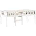 vidaXL Lit pour enfants sans matelas blanc 80x200cm bois de pin massif