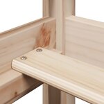 vidaXL Ensemble de lit de jour avec toit 90x190 cm bois de pin massif
