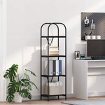 vidaXL Étagère Chêne noir 40 x 30 x 146 cm Bois d'ingénierie
