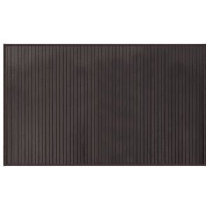 vidaXL Tapis rectangulaire marron foncé 60x100 cm bambou
