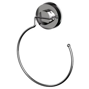 RIDDER Anneau porte-serviettes à ventouse 3 3x15x20 3 cm Chrome