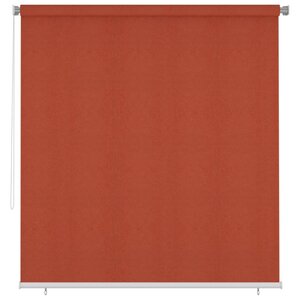 vidaXL Store roulant d'extérieur 220x230 cm Terre cuite PEHD