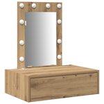 vidaXL Table de Toilette Marron 60 x 40 x 70 cm Bois d'ingénierie