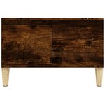 vidaXL Table basse chêne fumé 55x55x36 5 cm bois d'ingénierie