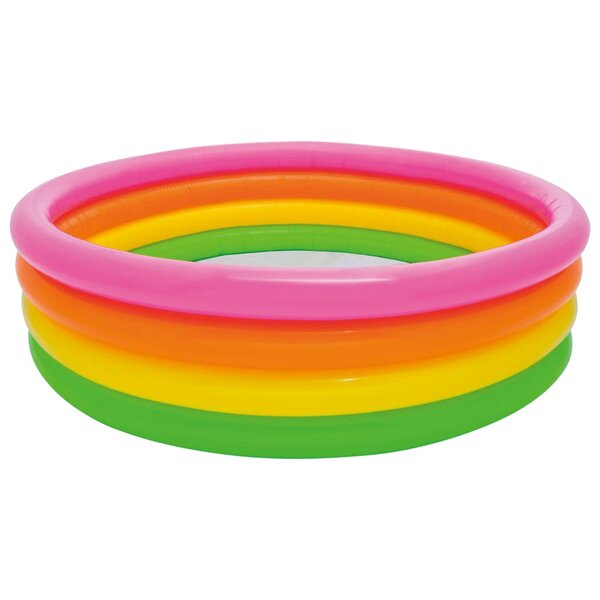 Intex Piscine gonflable Sunset 4 anneaux 168x46 cm